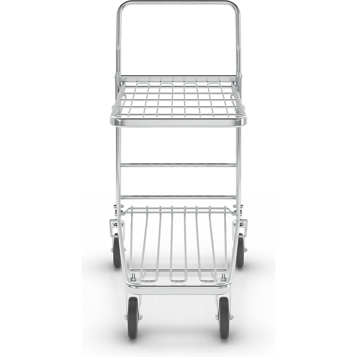 Shopping trolley, zinc plated – Kongamek (Product illustration 20)-19