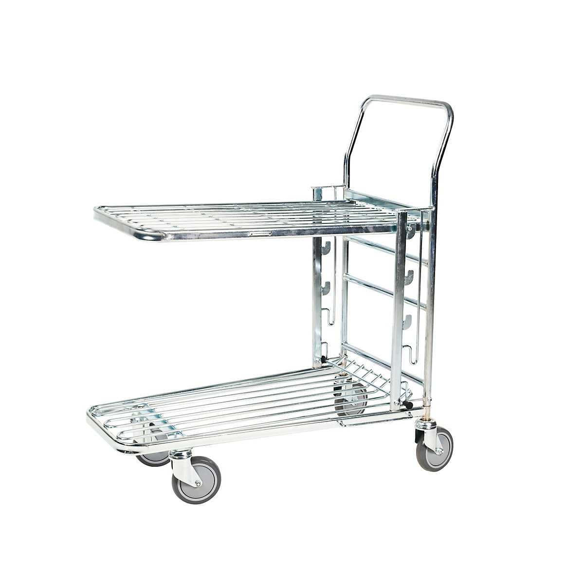 Shopping trolley, zinc plated – Kongamek (Product illustration 16)-15
