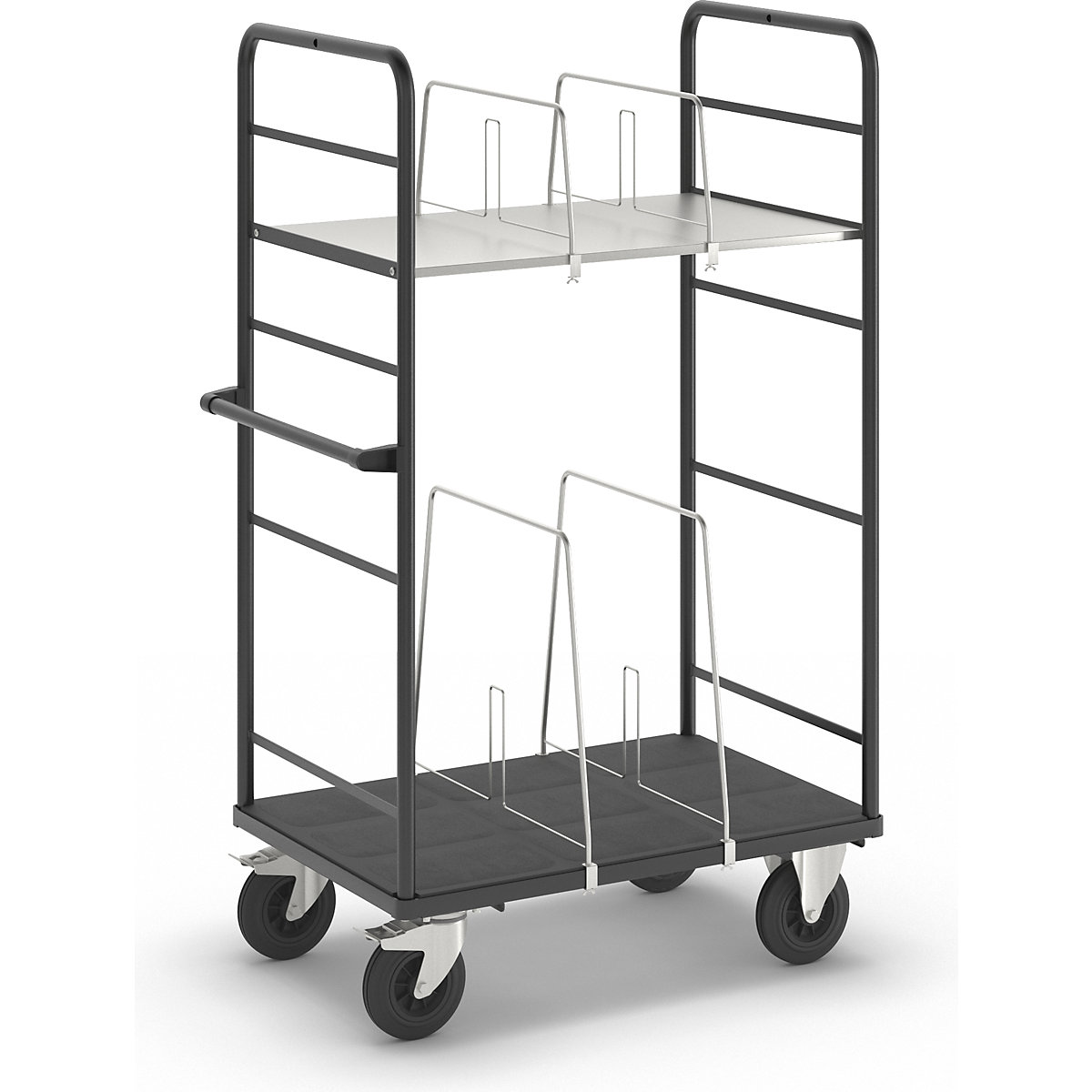 Cardboard box trolley - eurokraft pro