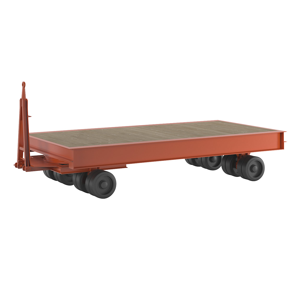 Heavy goods trailer, 25 t, turntable steering, platform 4.0 x 2.0 m-1