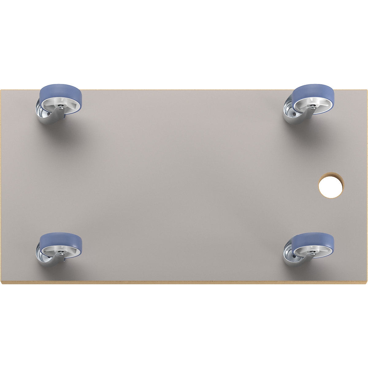 Transport dolly with grip hole – Wagner (Product illustration 2)-1