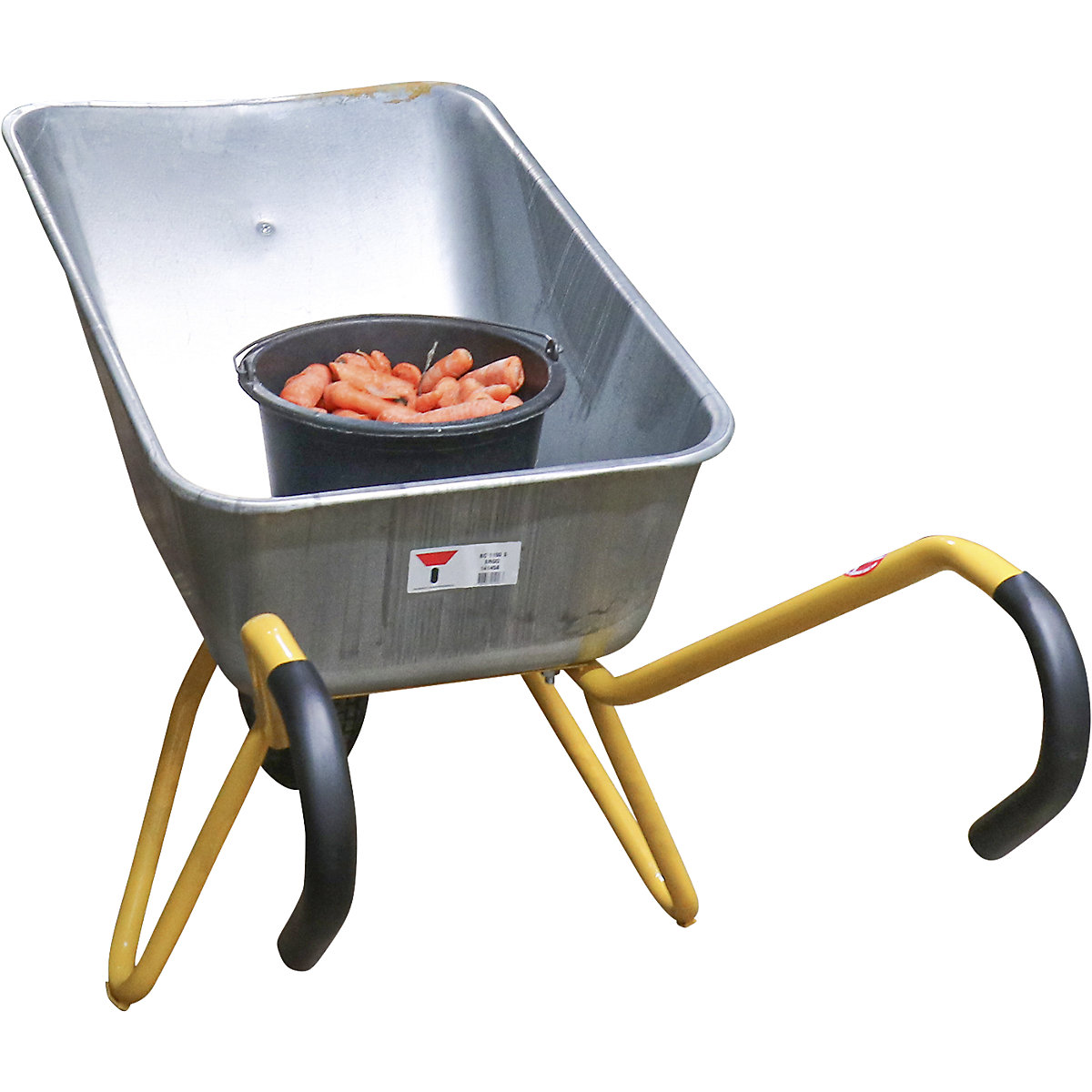 BC 1100 heavy duty wheelbarrow – Ravendo (Product illustration 2)-1