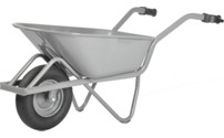Road construction wheelbarrow