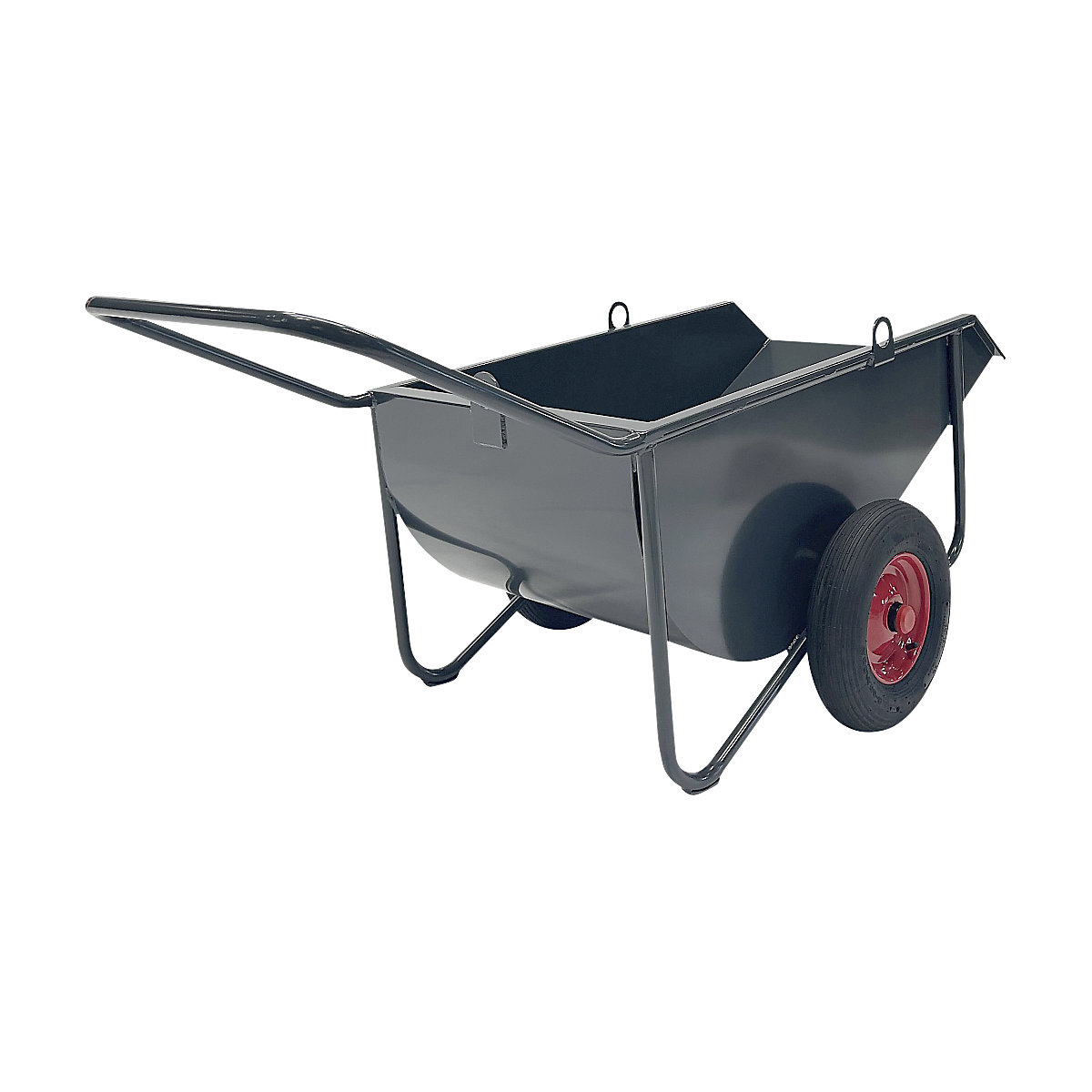 Tipping wheelbarrow with four skids (Product illustration 3)-2