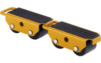 Transport dolly with nylon castors