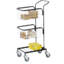 Office trolley with 2 baskets