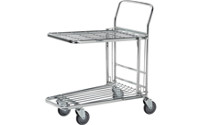 Shopping trolley, zinc plated
