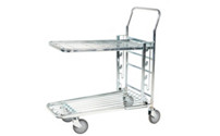 Shopping trolley, zinc plated