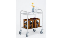 Aluminium serving trolley