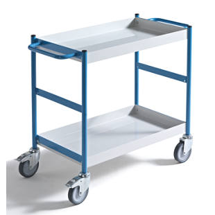 Service trolley with trays