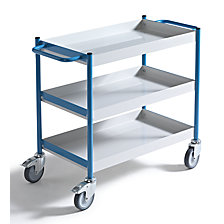 Service trolley with trays