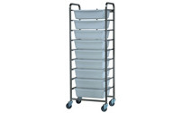 Stainless steel ingredients trolley