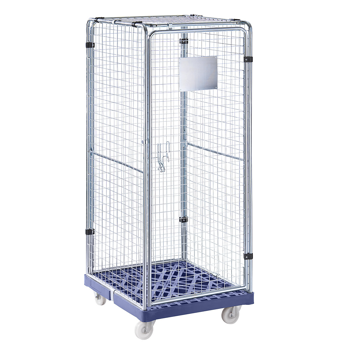 Rolcontainer PROTECT, hoogte 1800 mm, gentiaanblauw-11