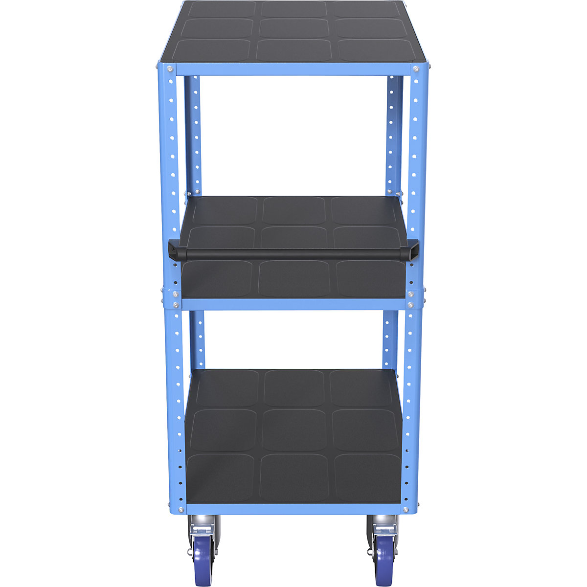 Etagewagen CustomLine, 4 zijden open – eurokraft pro (Productafbeelding 20)-19