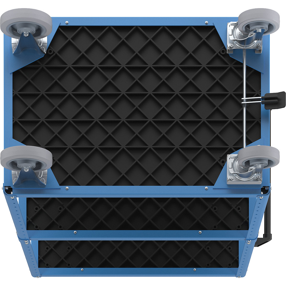 Etagewagen CustomLine, 4 zijden open – eurokraft pro (Productafbeelding 9)-8