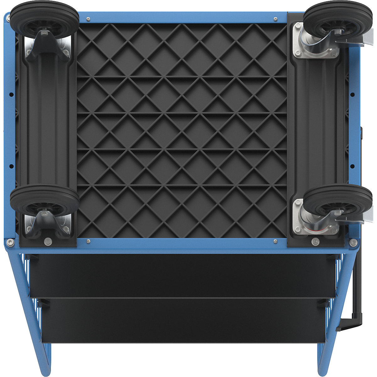 Etagewagen met zijwanden van draadgaas – eurokraft pro (Productafbeelding 24)-23