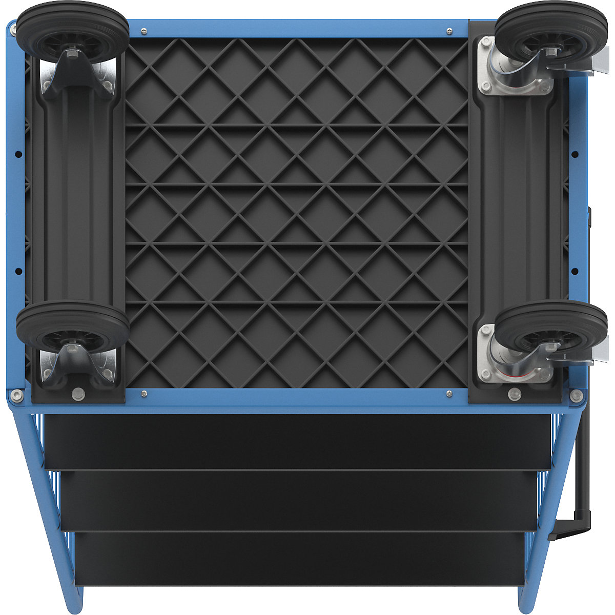 Etagewagen met zijwanden van draadgaas – eurokraft pro (Productafbeelding 40)-39