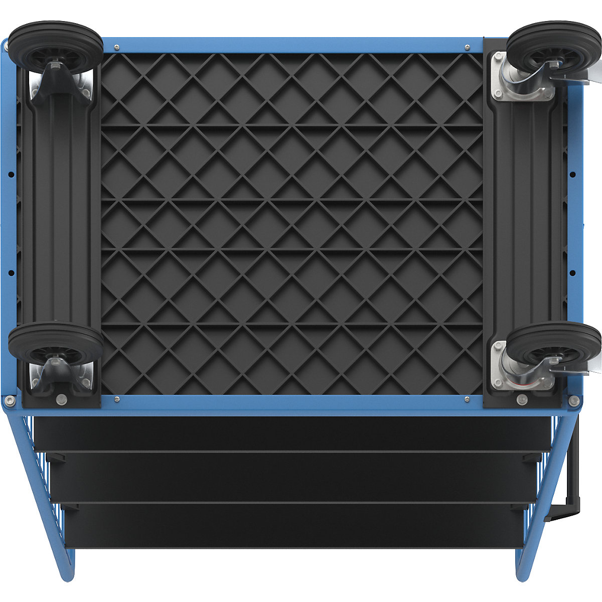Etagewagen met zijwanden van draadgaas – eurokraft pro (Productafbeelding 28)-27