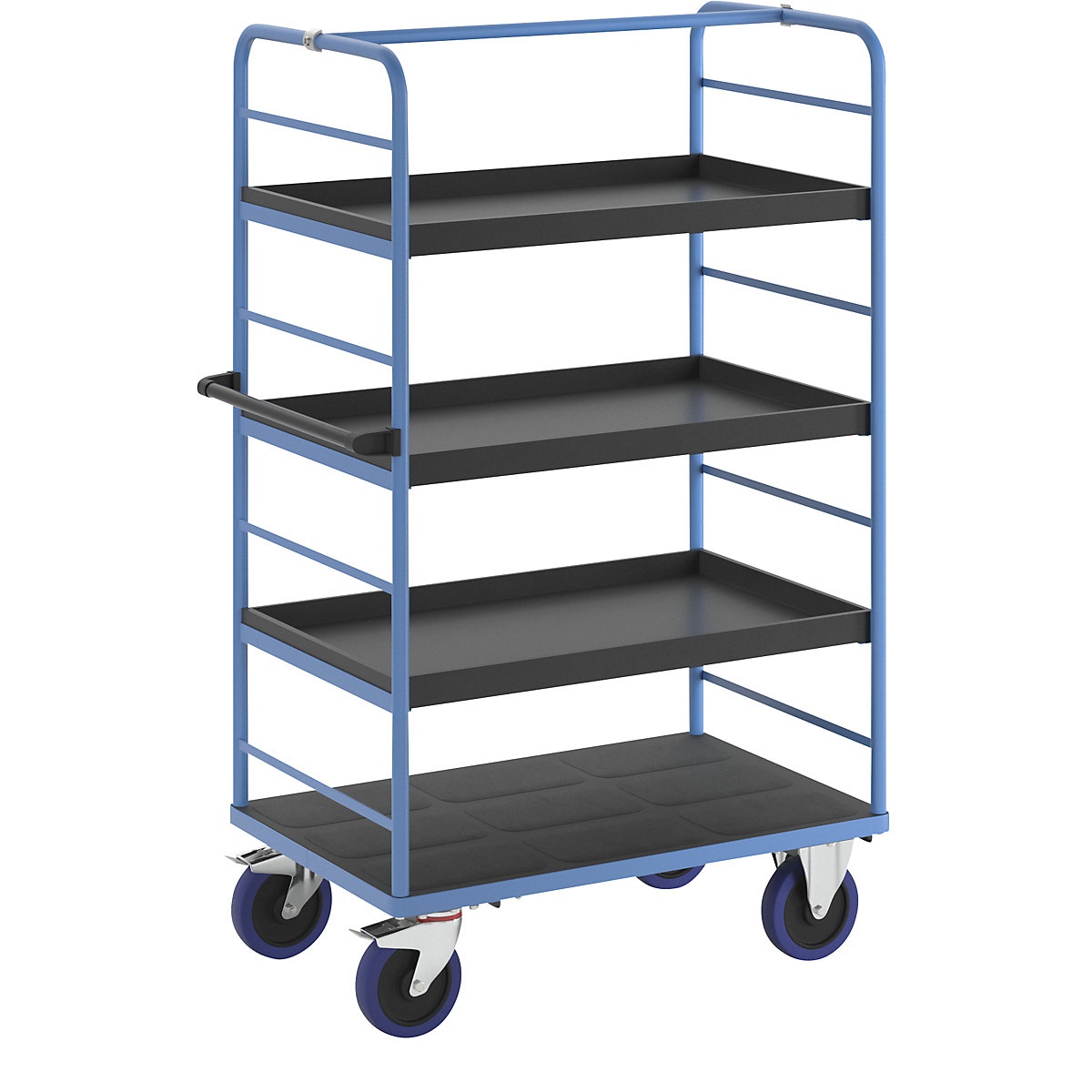 Etagewagen – eurokraft pro, met 2 zijwanden, undefined-1