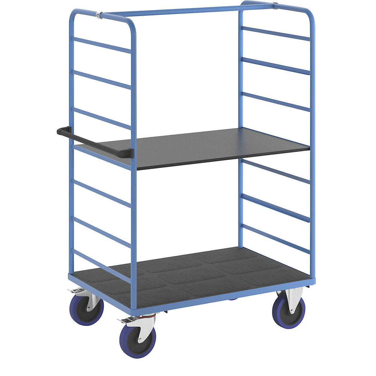 Etagewagen – eurokraft pro, met 2 zijwanden, undefined-5