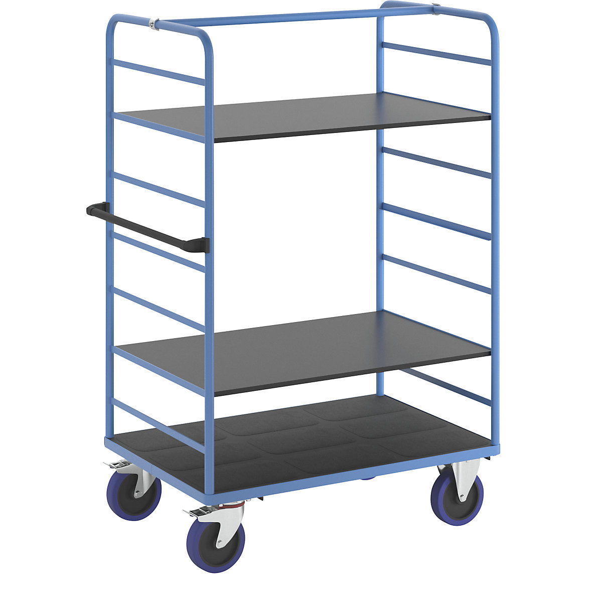 Etagewagen – eurokraft pro, met 2 zijwanden, undefined-7