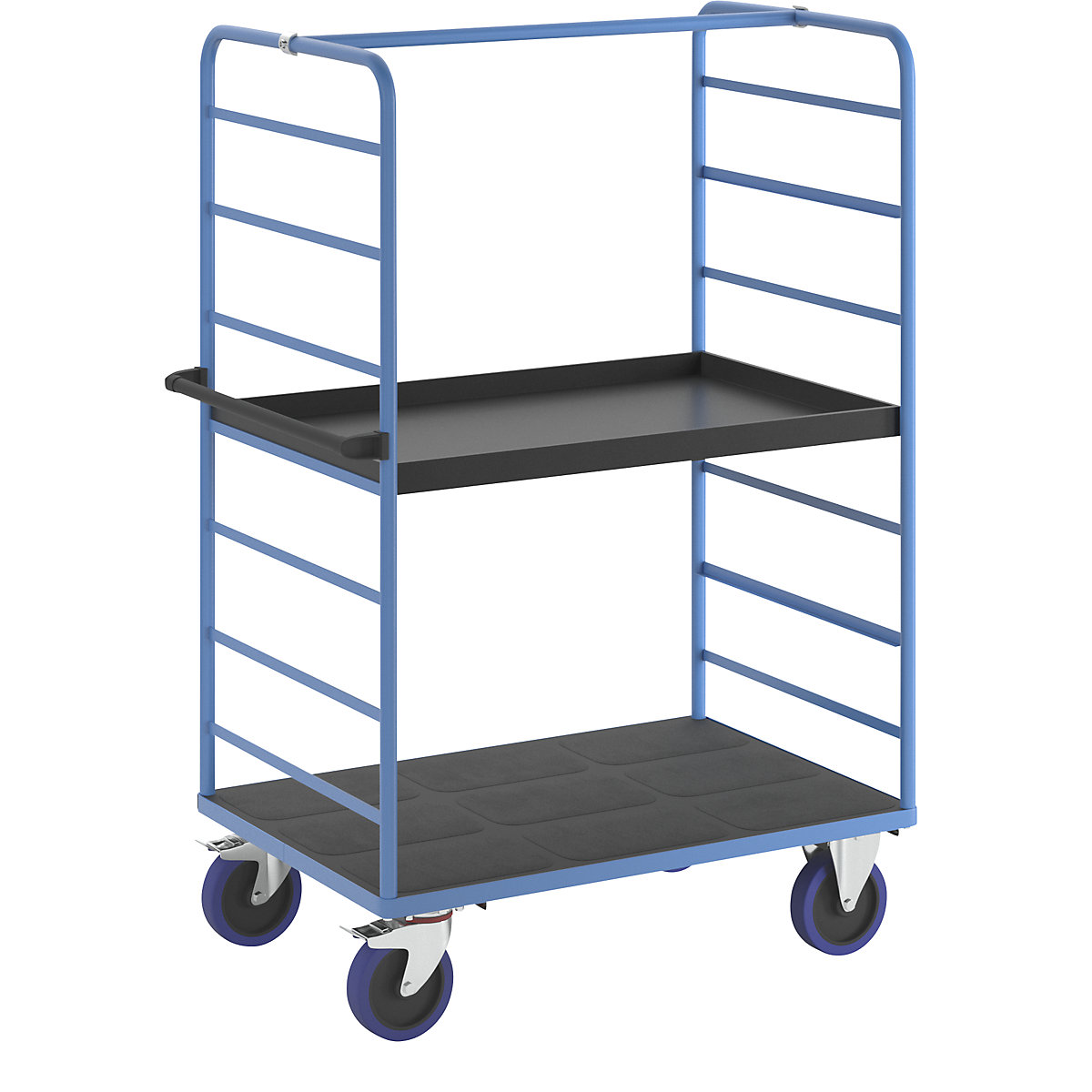 Etagewagen – eurokraft pro, met 2 zijwanden, undefined-12