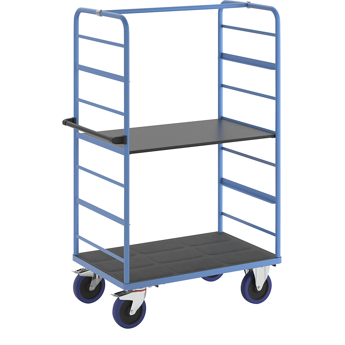 Etagewagen – eurokraft pro, met 2 zijwanden, undefined-3