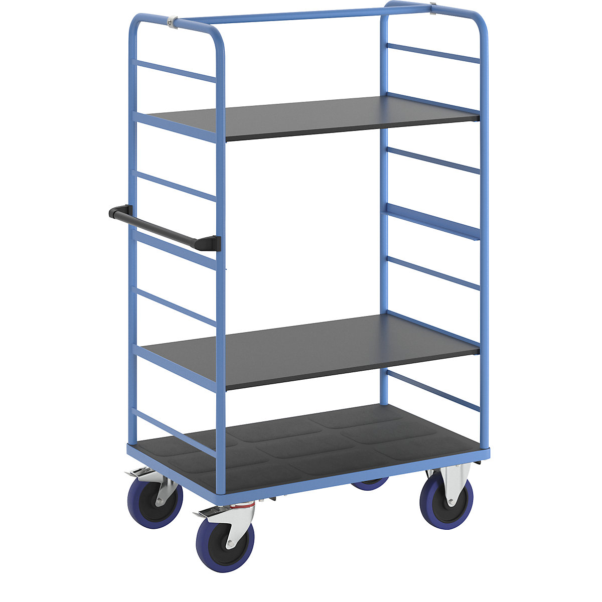 Etagewagen – eurokraft pro, met 2 zijwanden, undefined-6