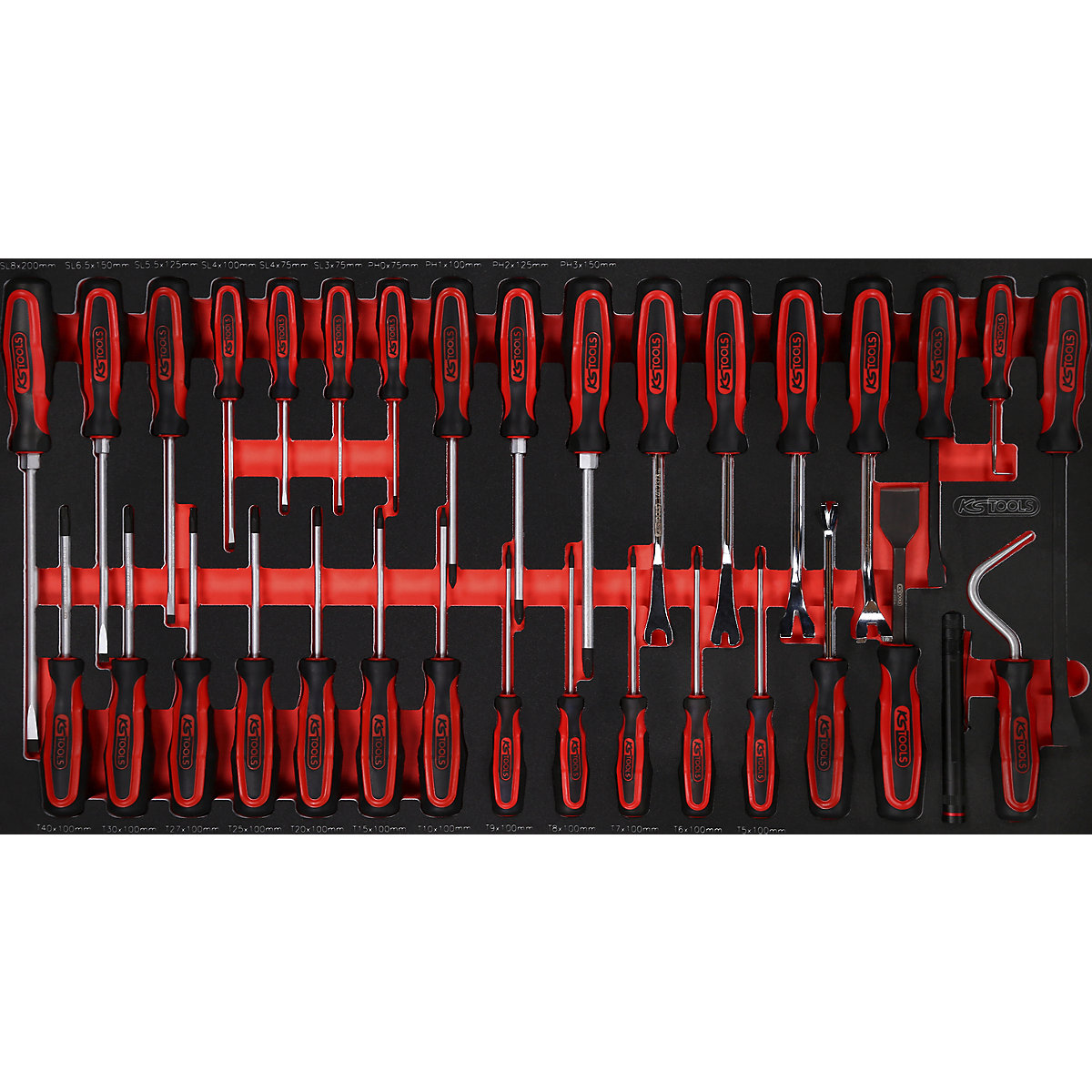 Werkplaatswagen PERFORMANCE PLUS met gereedschap – KS Tools (Productafbeelding 3)-2