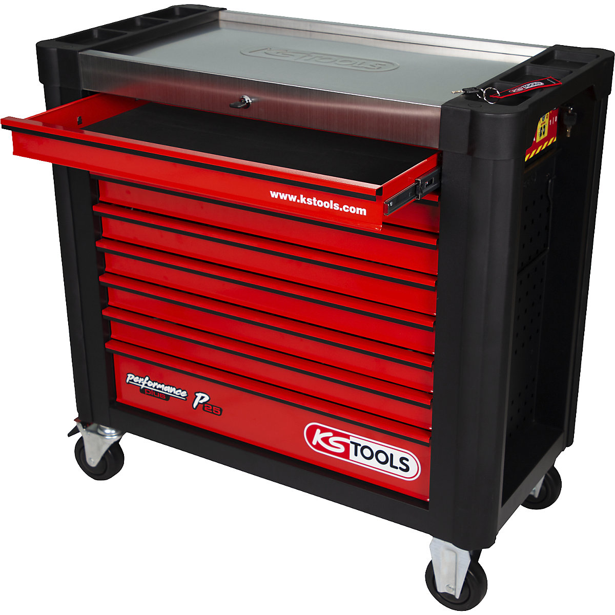 Werkplaatswagen PERFORMANCE PLUS met gereedschap – KS Tools (Productafbeelding 7)-6