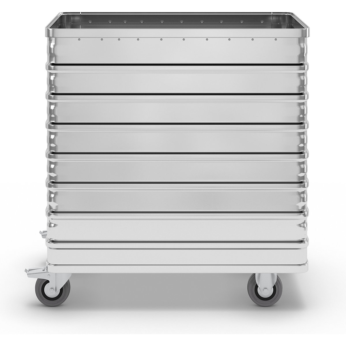 Kastwagen van aluminium, neerklapbare zijwand – Gmöhling (Productafbeelding 8)-7