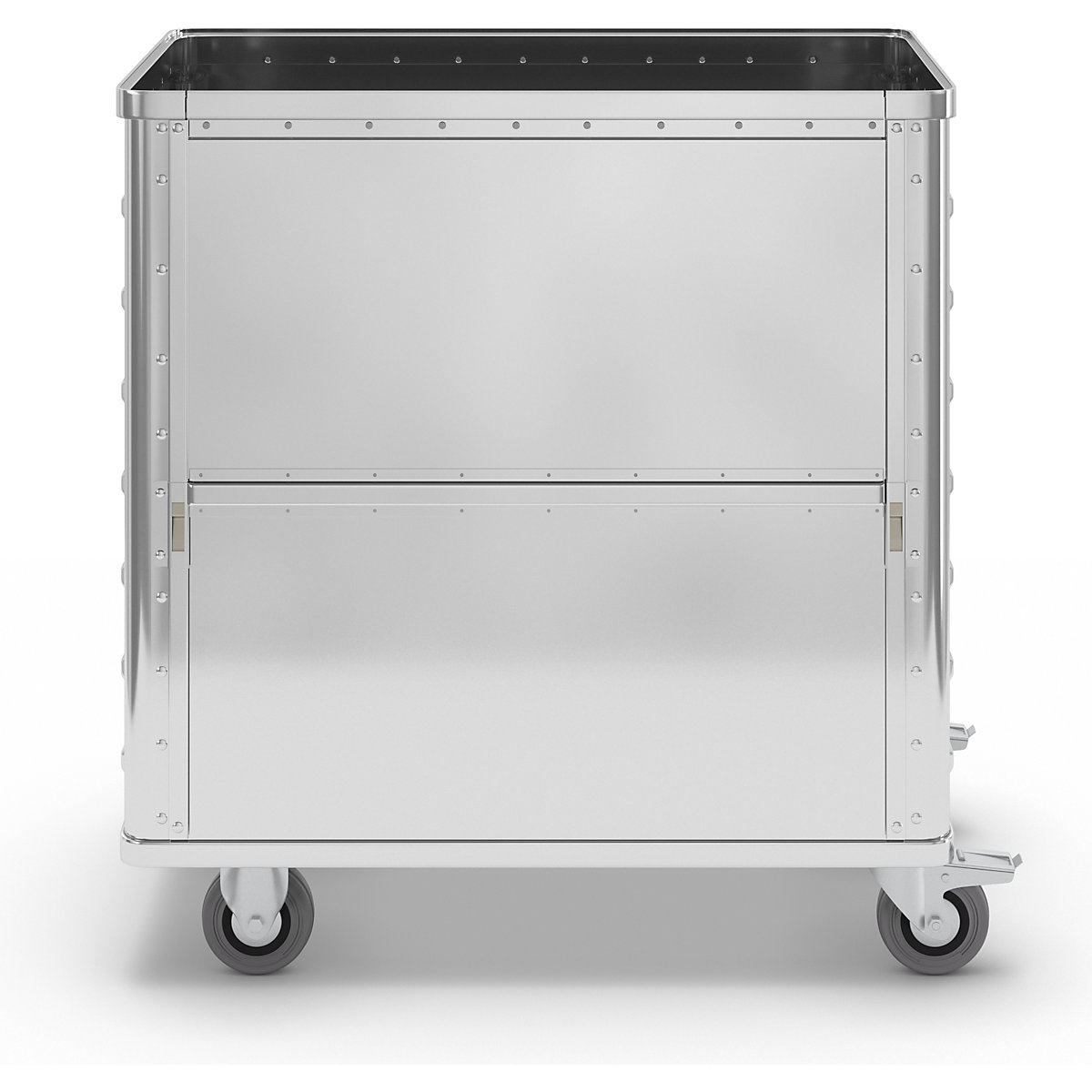 Kastwagen van aluminium, neerklapbare zijwand – Gmöhling (Productafbeelding 2)-1