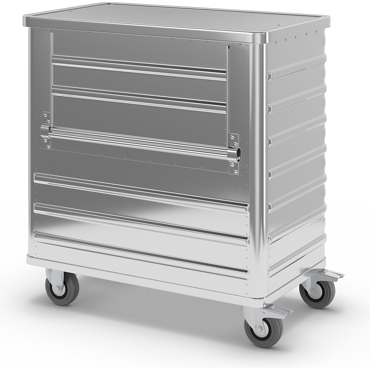 Kastwagen van aluminium, neerklapbare zijwand – Gmöhling (Productafbeelding 2)-1