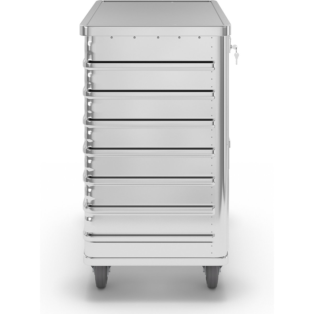 Kastwagen van aluminium, neerklapbare zijwand – Gmöhling (Productafbeelding 5)-4