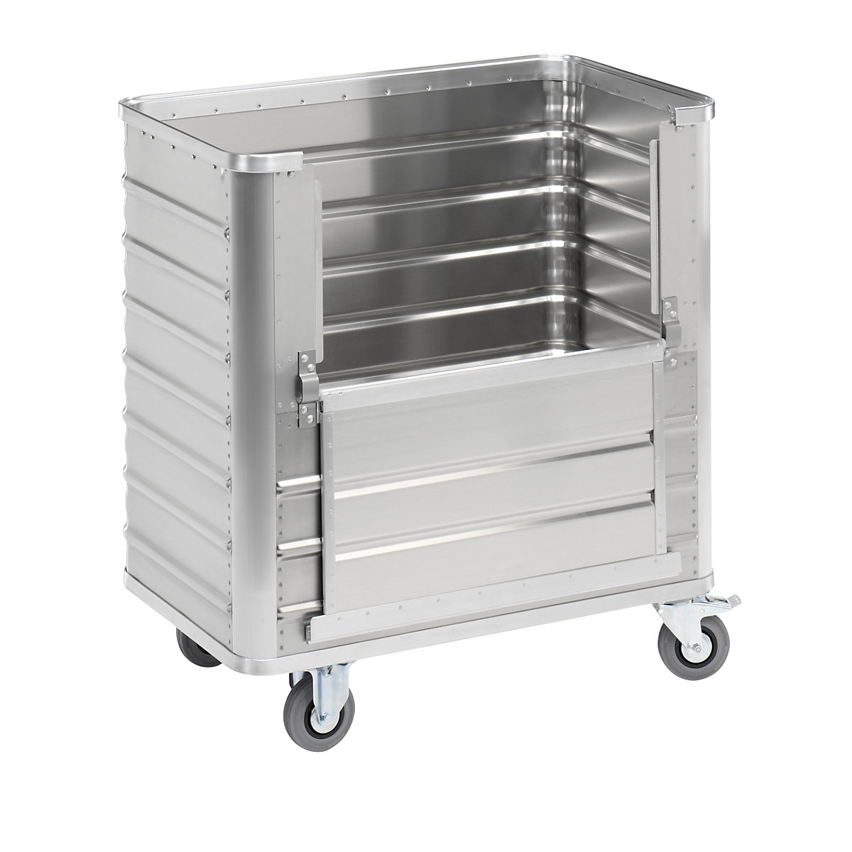 Kastwagen van aluminium, neerklapbare zijwand – Gmöhling (Productafbeelding 6)-5