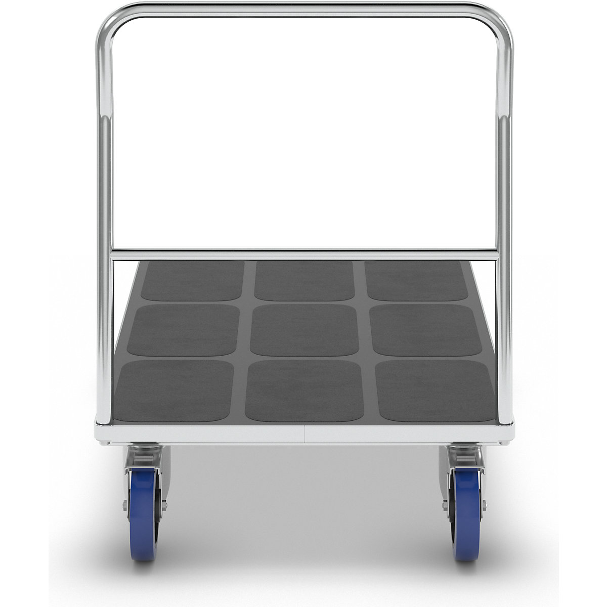 Platformwagen met buisvormige duwbeugel – eurokraft pro (Productafbeelding 2)-1