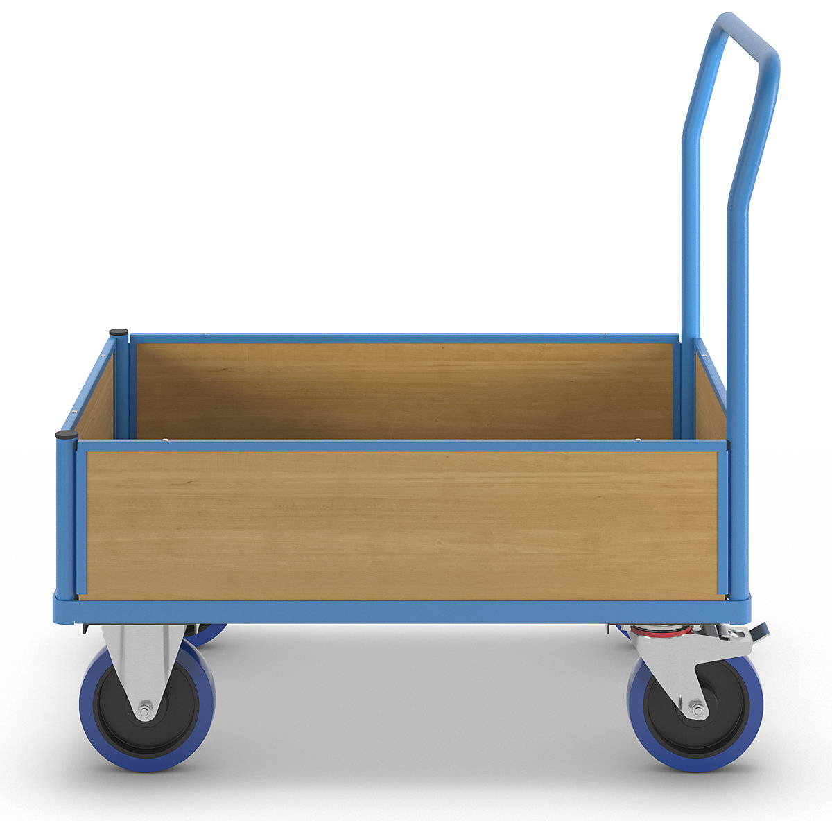Platformwagen met houten wanden – eurokraft pro (Productafbeelding 11)-10
