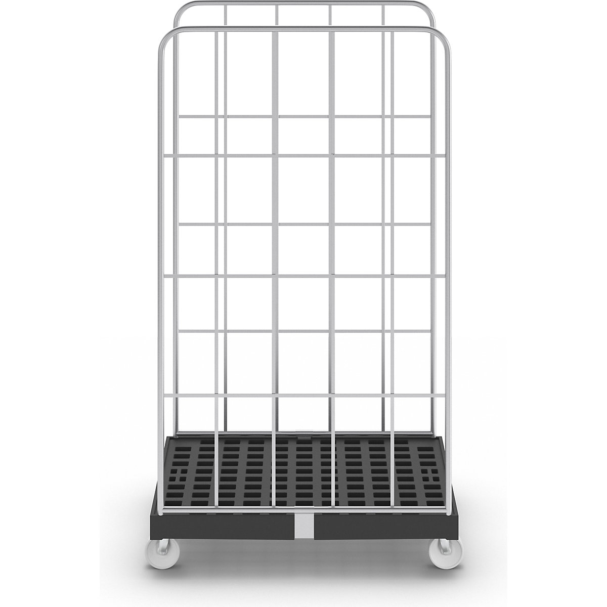 Rolcontainer met zijroosters – eurokraft basic (Productafbeelding 3)-2