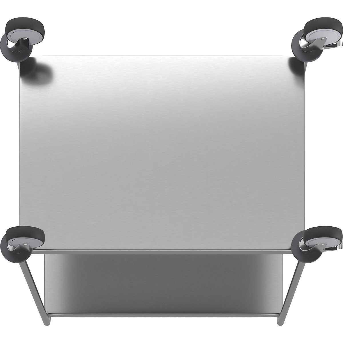 Roestvast stalen etagewagen, gelast – Kongamek (Productafbeelding 7)-6