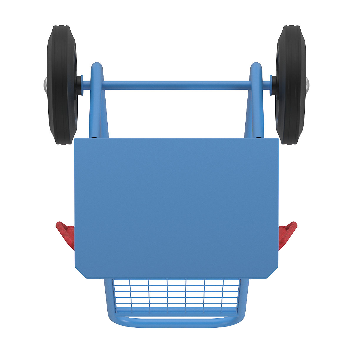 Steekwagen met achterwand van draadgaas – eurokraft pro (Productafbeelding 2)-1