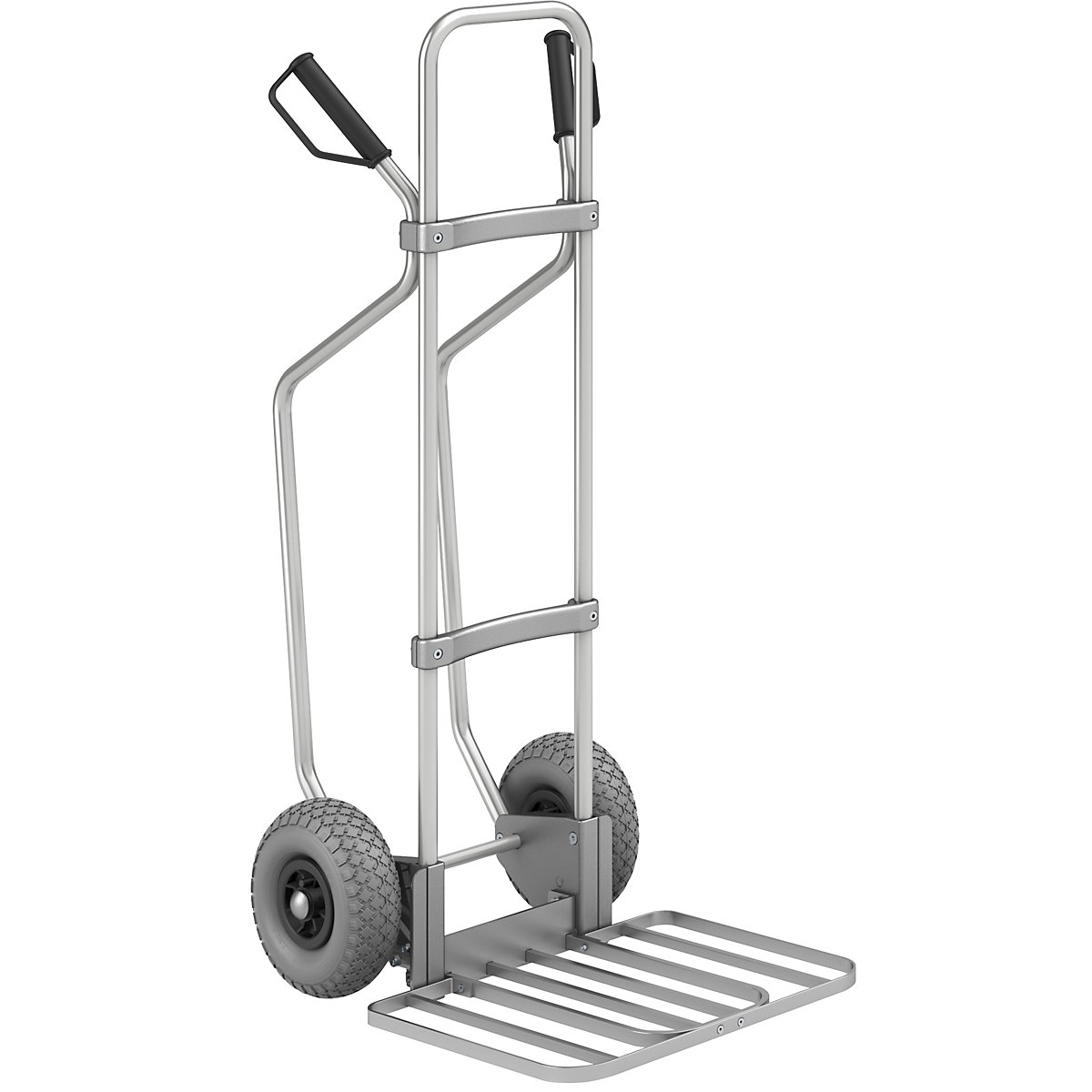 Aluminium steekwagen met sleeplatten – eurokraft pro