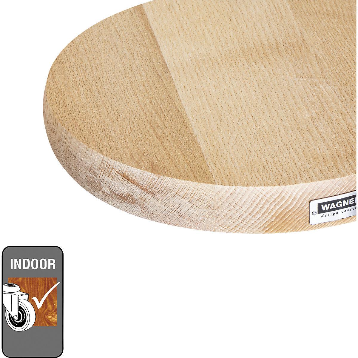 Plantentrolley beukenhout MASSIV – Wagner (Productafbeelding 2)-1