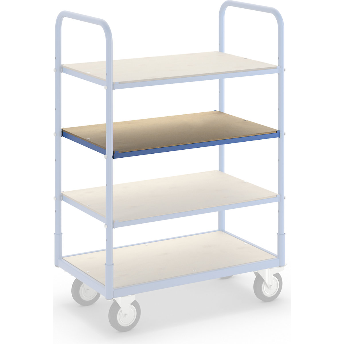 Balda con marco Flex – eurokraft basic (Imagen del producto 2)-1