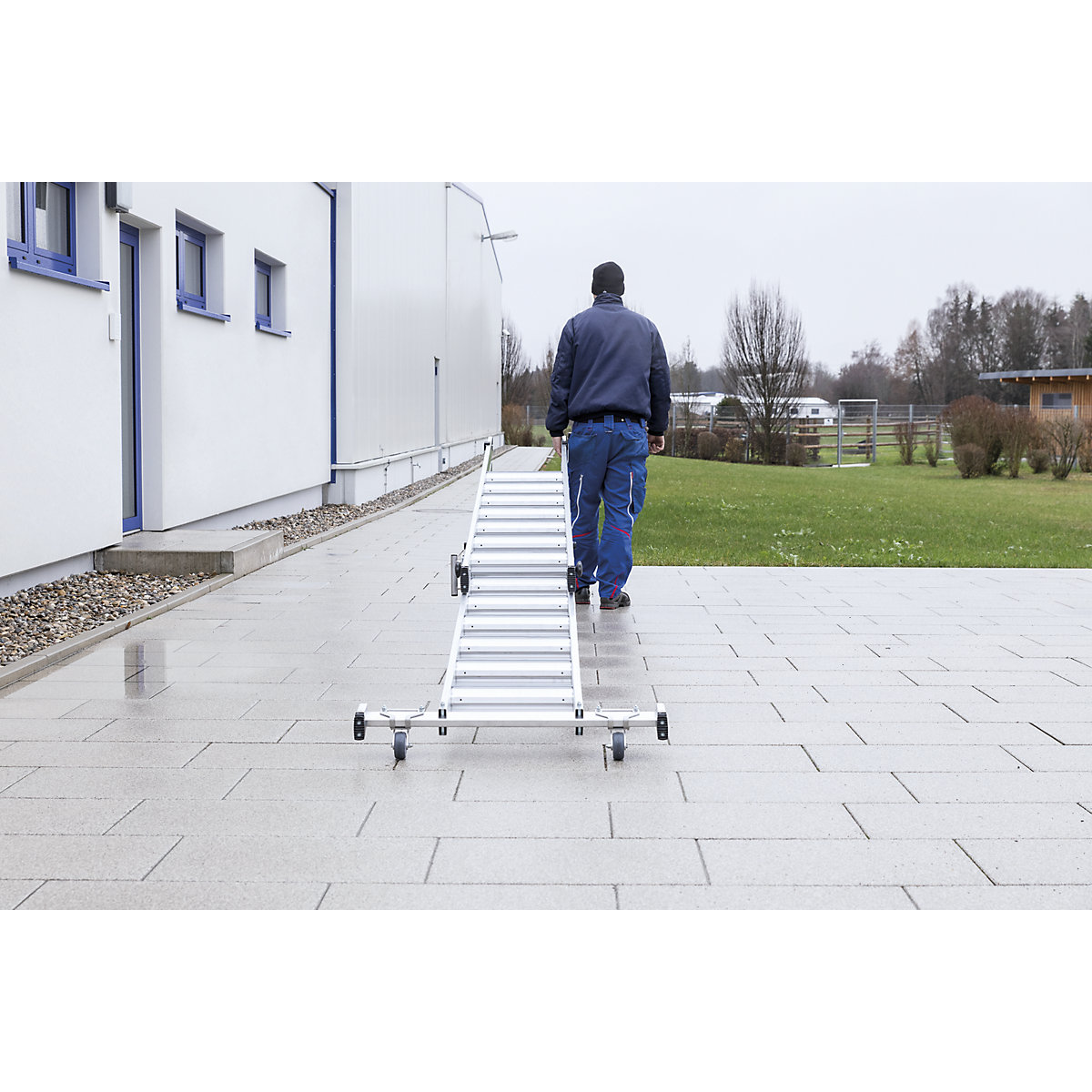 Juego de reequipamiento de ruedas para escalera (Imagen del producto 2)-1