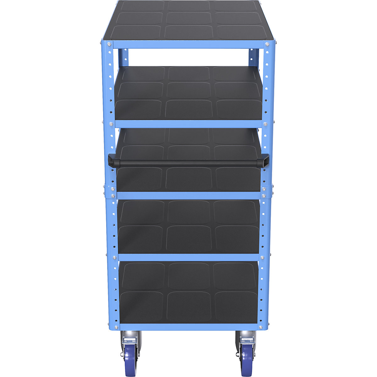 Carro de andares CustomLine, aberto de 4 lados – eurokraft pro (Imagem do produto 8)-7