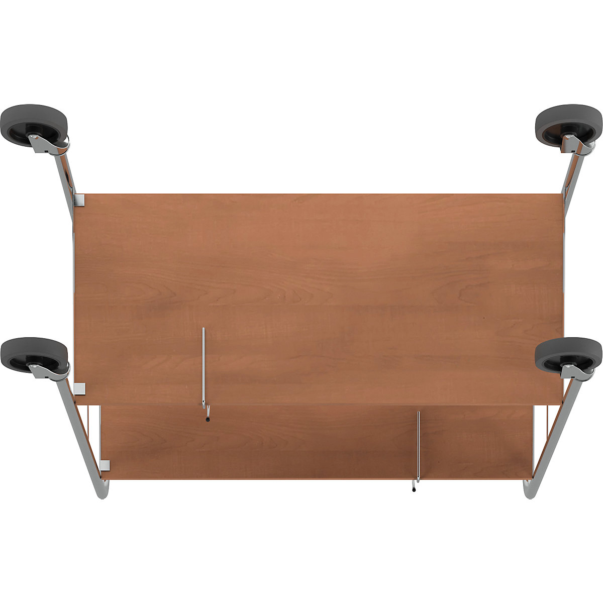 Carro para pastas de arquivo, cromado – HelgeNyberg (Imagem do produto 7)-6