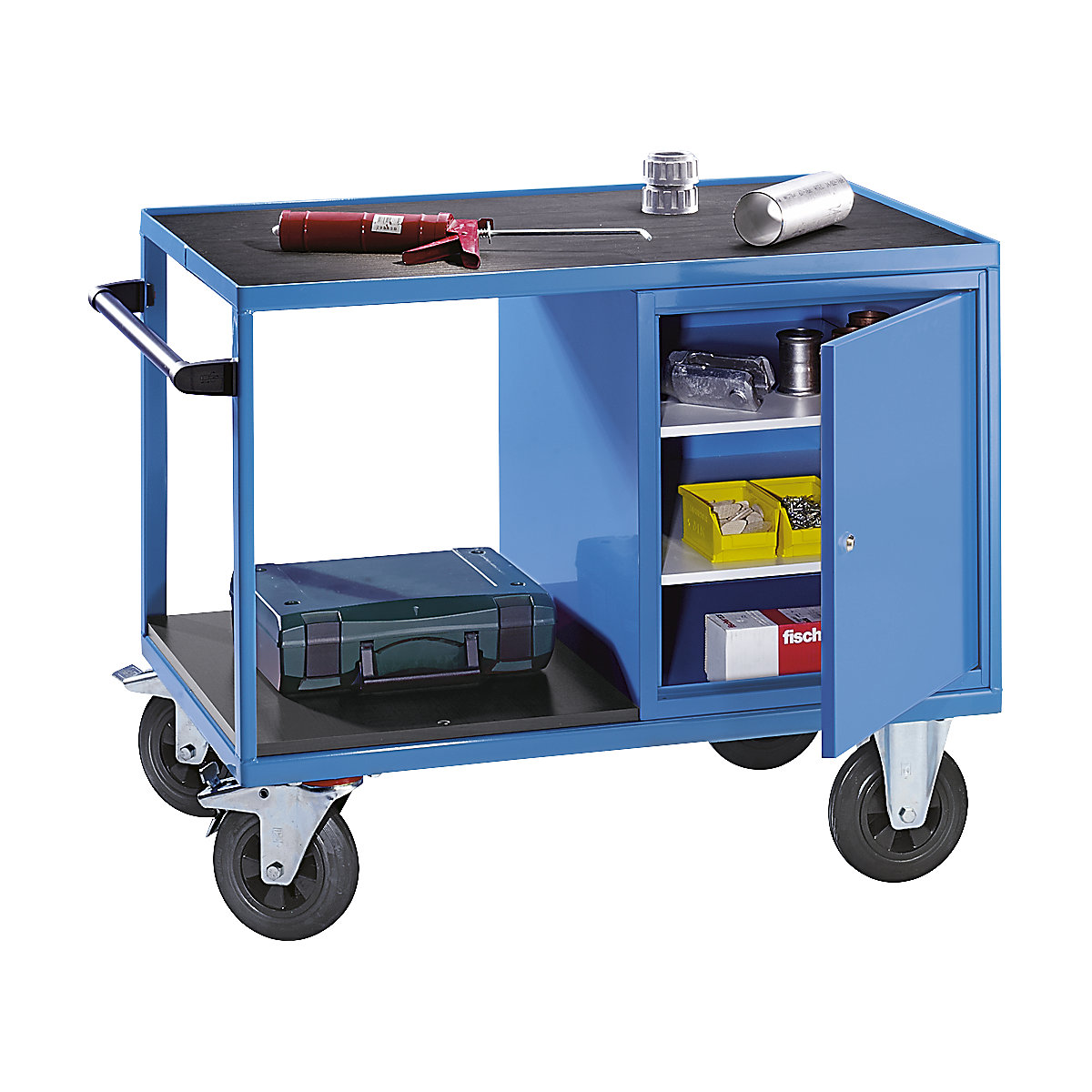 Carro de montagem, capacidade de carga 500 kg – eurokraft pro (Imagem do produto 2)-1