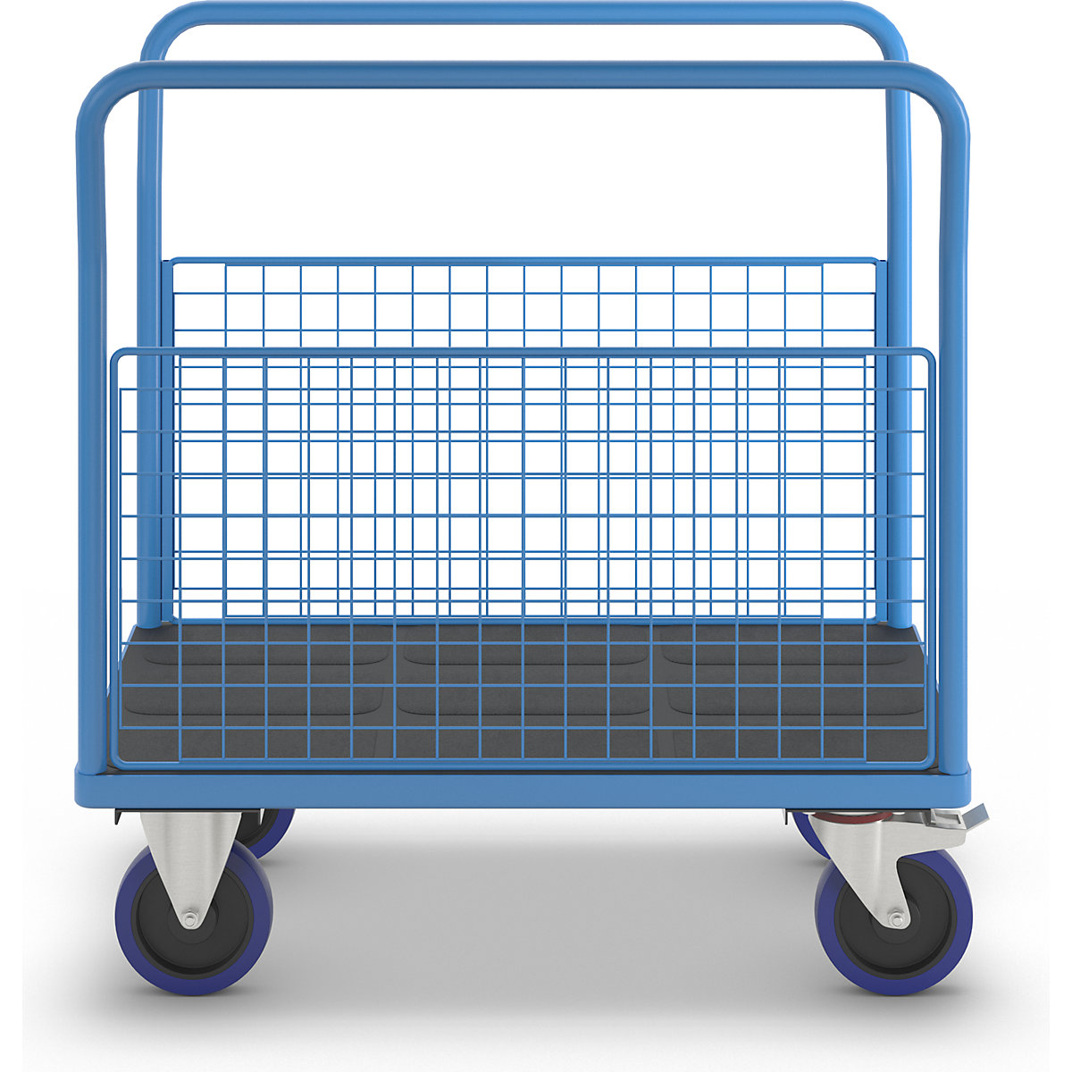 Carro de plataforma com grades – eurokraft pro (Imagem do produto 6)-5