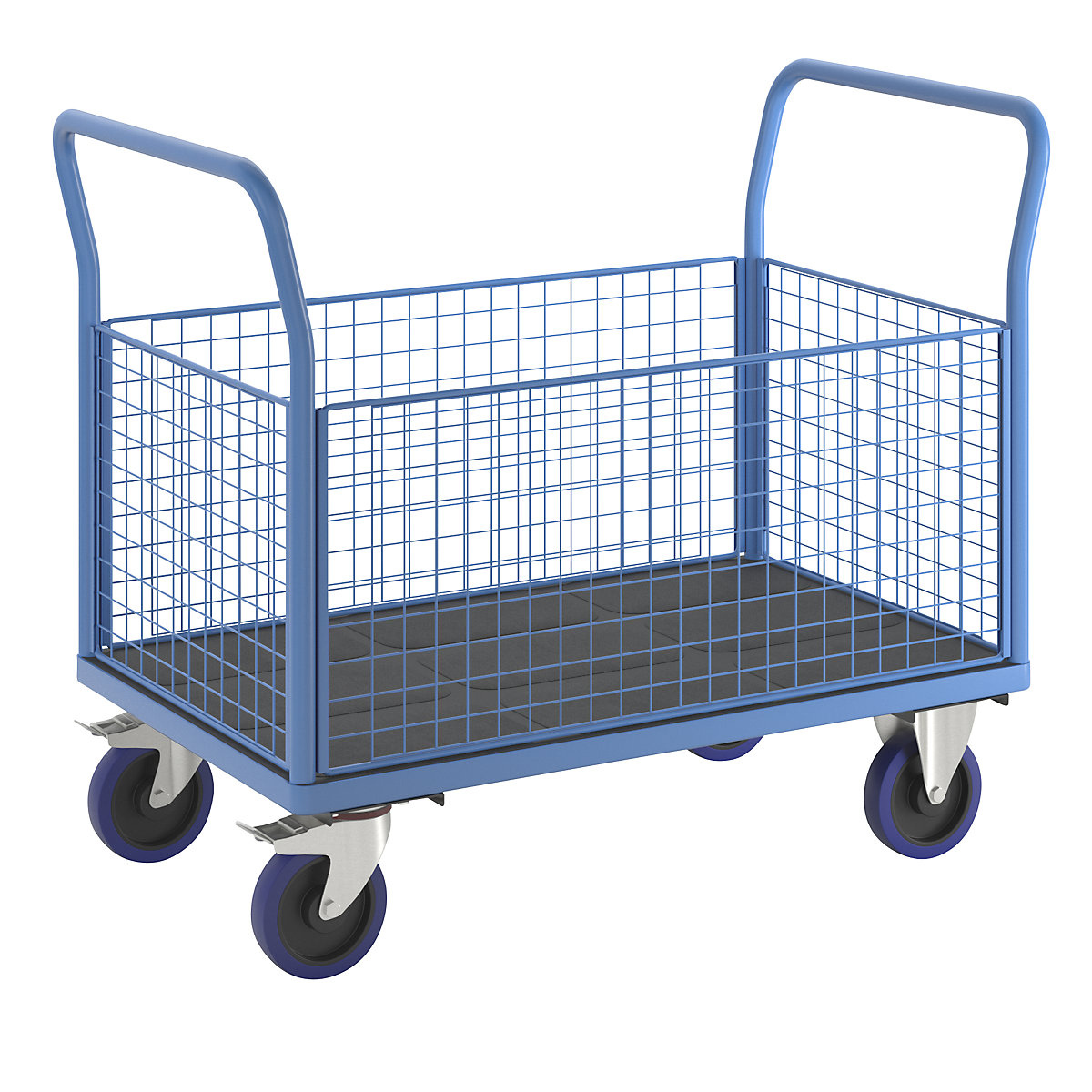 Carro de plataforma com grades – eurokraft pro