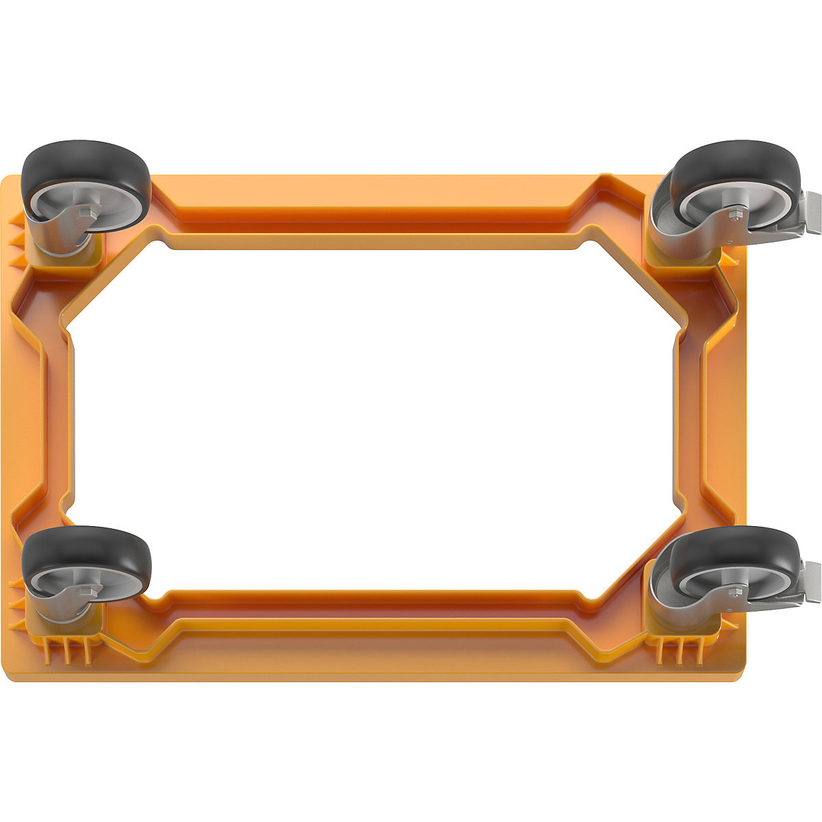 Chassi rolante profissional, 600 x 400 mm – eurokraft basic (Imagem do produto 10)-9